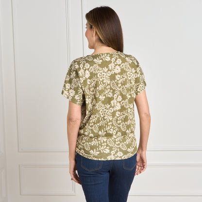 Burnt Olive Back Detail Missy