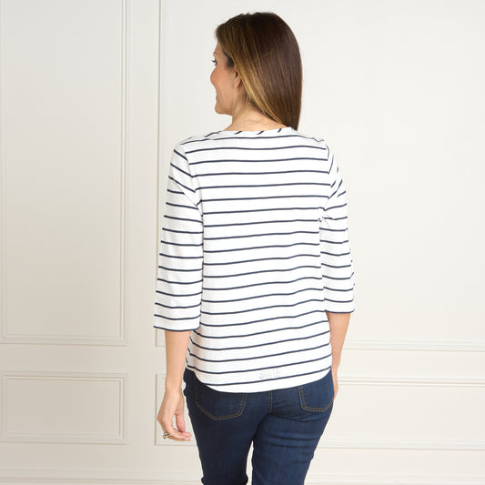 Bright White Back Detail Missy