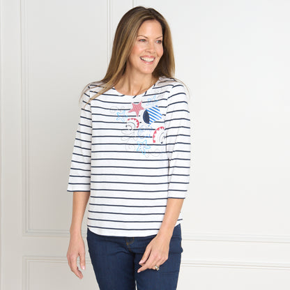 Bright White Front Detail Missy