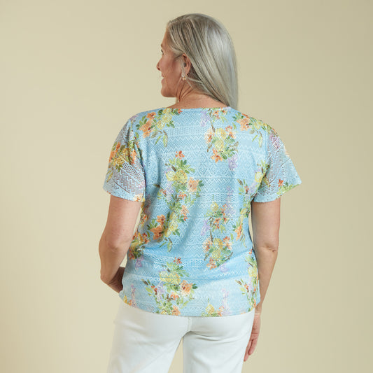 Skyway Blue Back Detail Missy