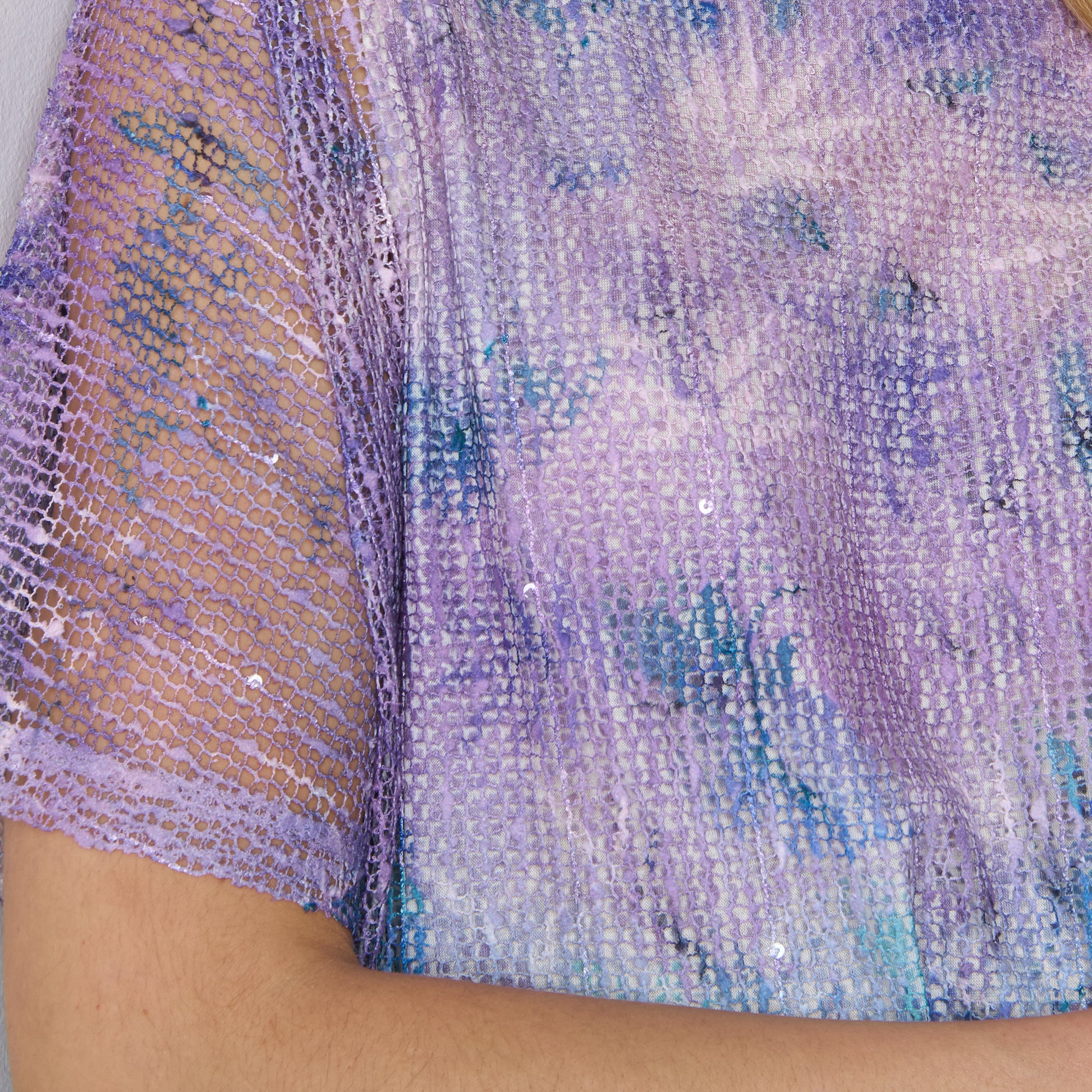 Rhapsody Purple Fabric Detail Missy