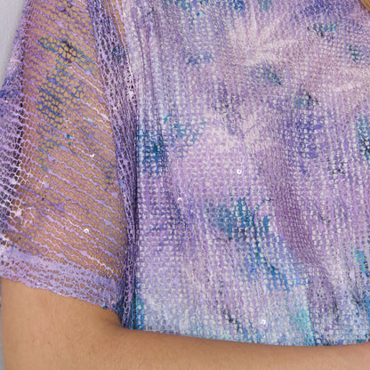 Rhapsody Purple Fabric Detail Missy
