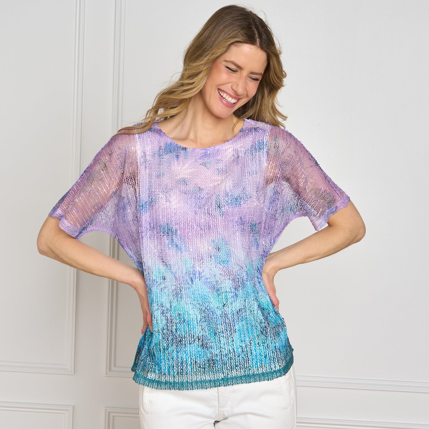 Rhapsody Purple Front Detail Missy