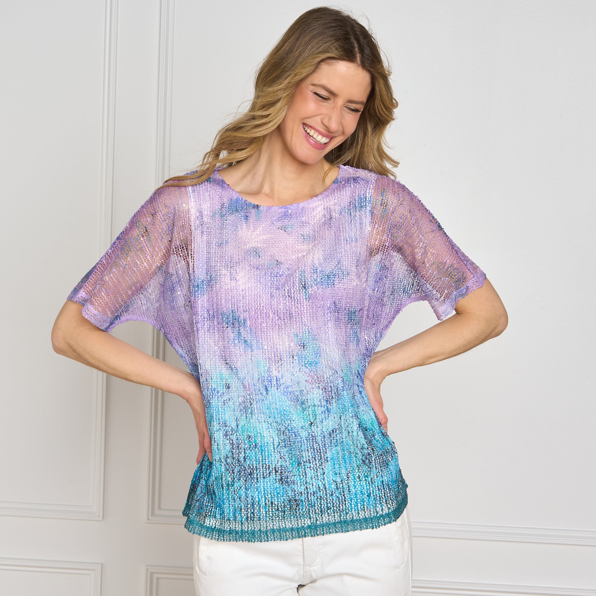 Rhapsody Purple Front Detail Missy