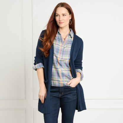 Navy Blazer Front Detail Missy