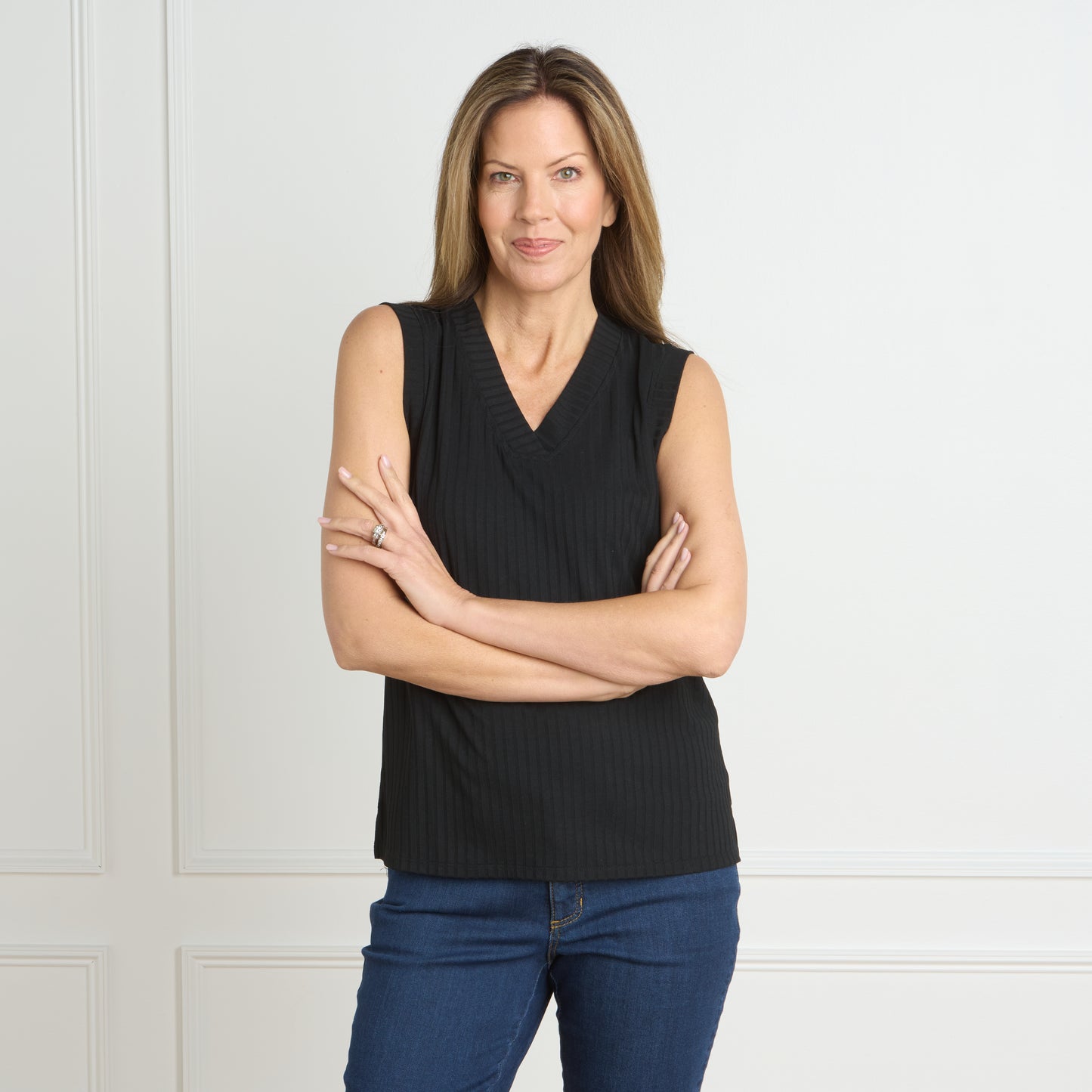 Black Front Detail Missy