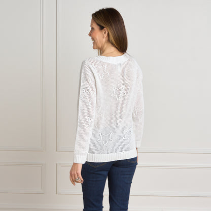 Bright White Back Detail Missy