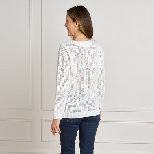 Bright White Back Detail Missy