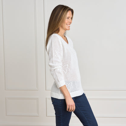 Bright White Side Detail Missy