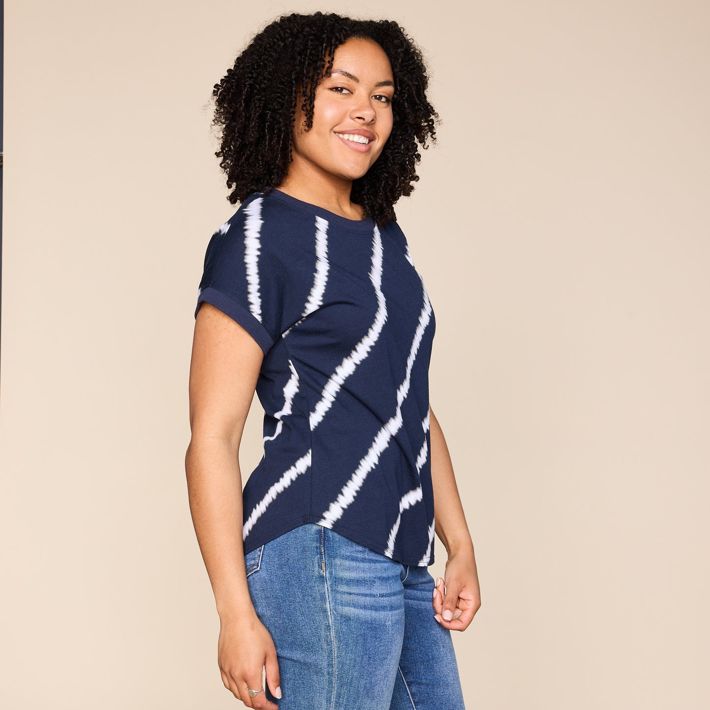 Navy Blazer Side Detail Missy