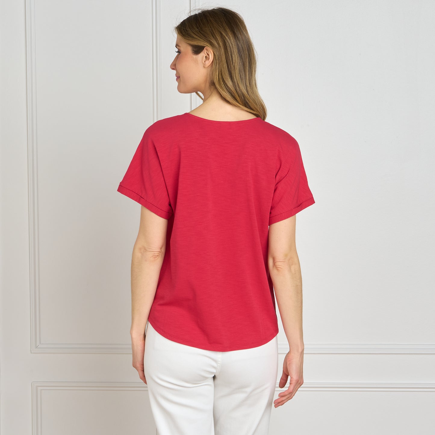 Crimson Red Back Detail Missy