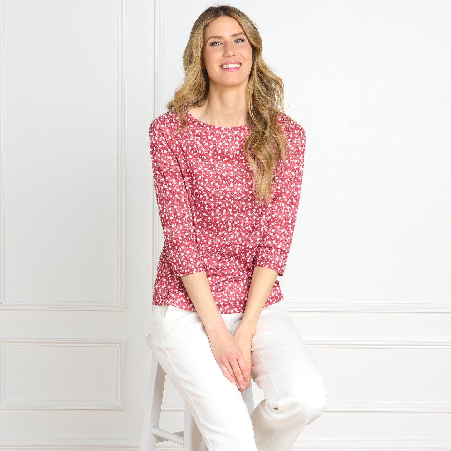 Cherry Dot Front Detail Missy