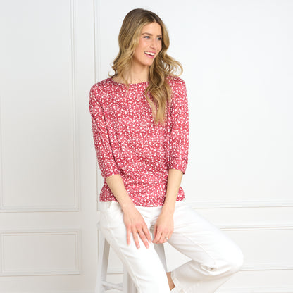 Cherry Dot Front Detail Missy