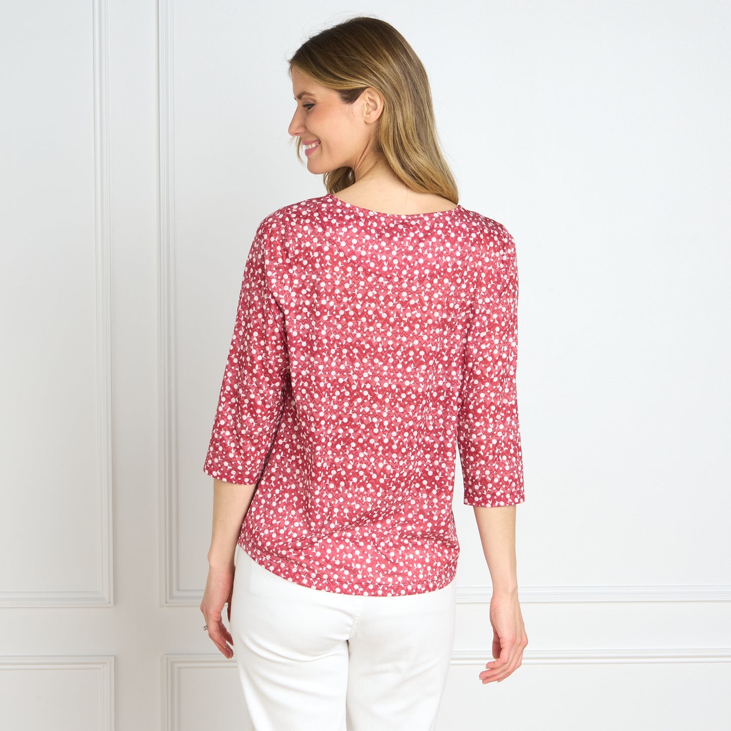 Cherry Dot Back Detail Missy