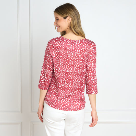 Cherry Dot Back Detail Missy