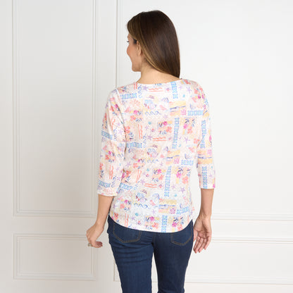 Beach Patchwork Back Detail Missy