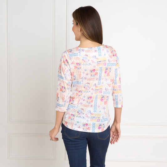Beach Patchwork Back Detail Missy