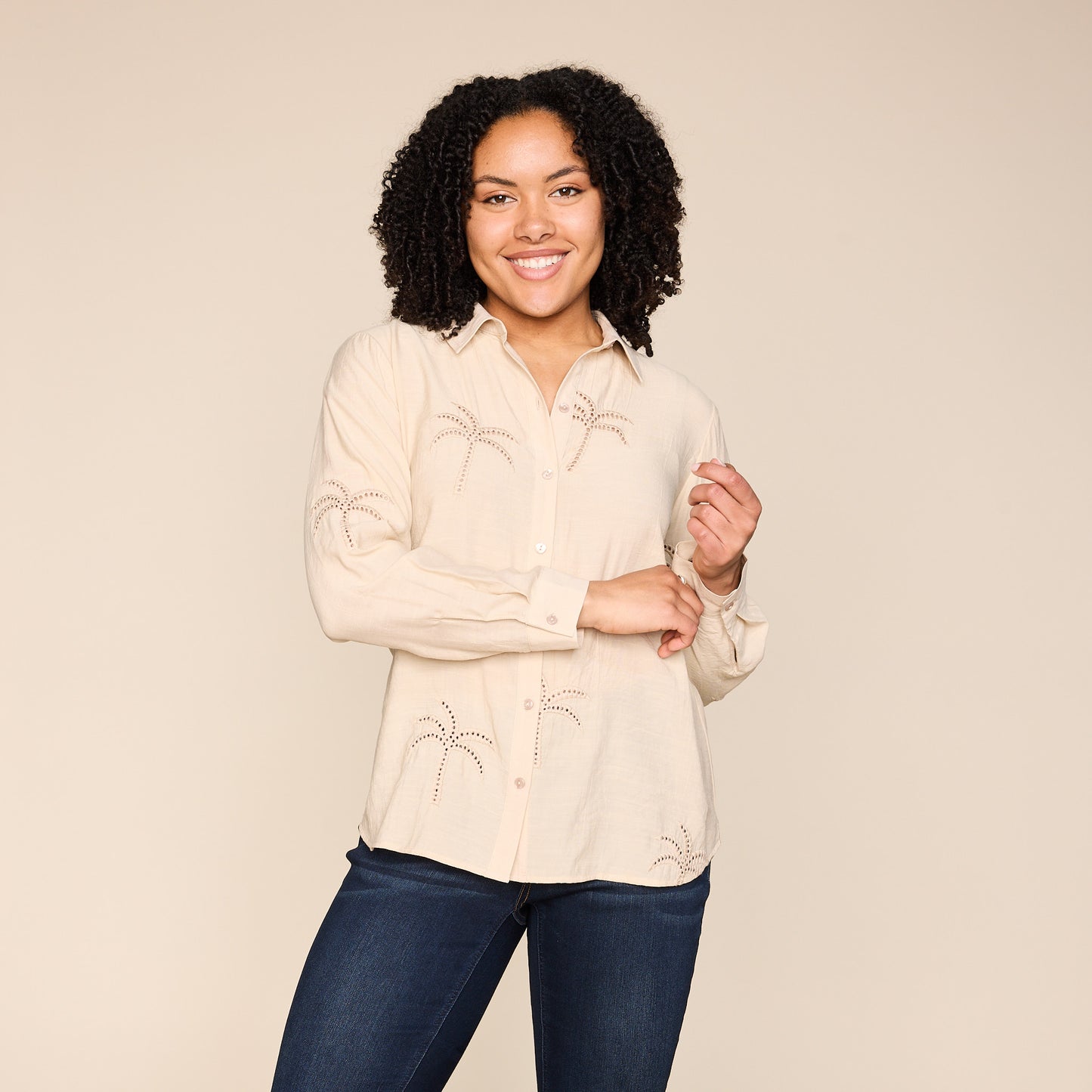 Desert Khaki Front Detail Missy