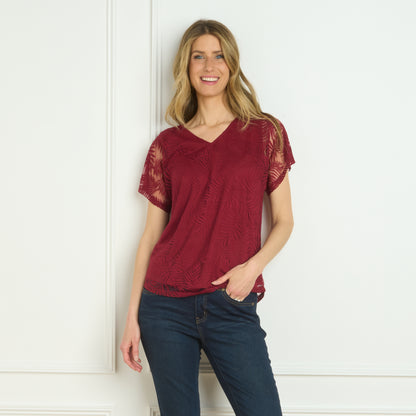 Tibetan Red Front Detail Missy