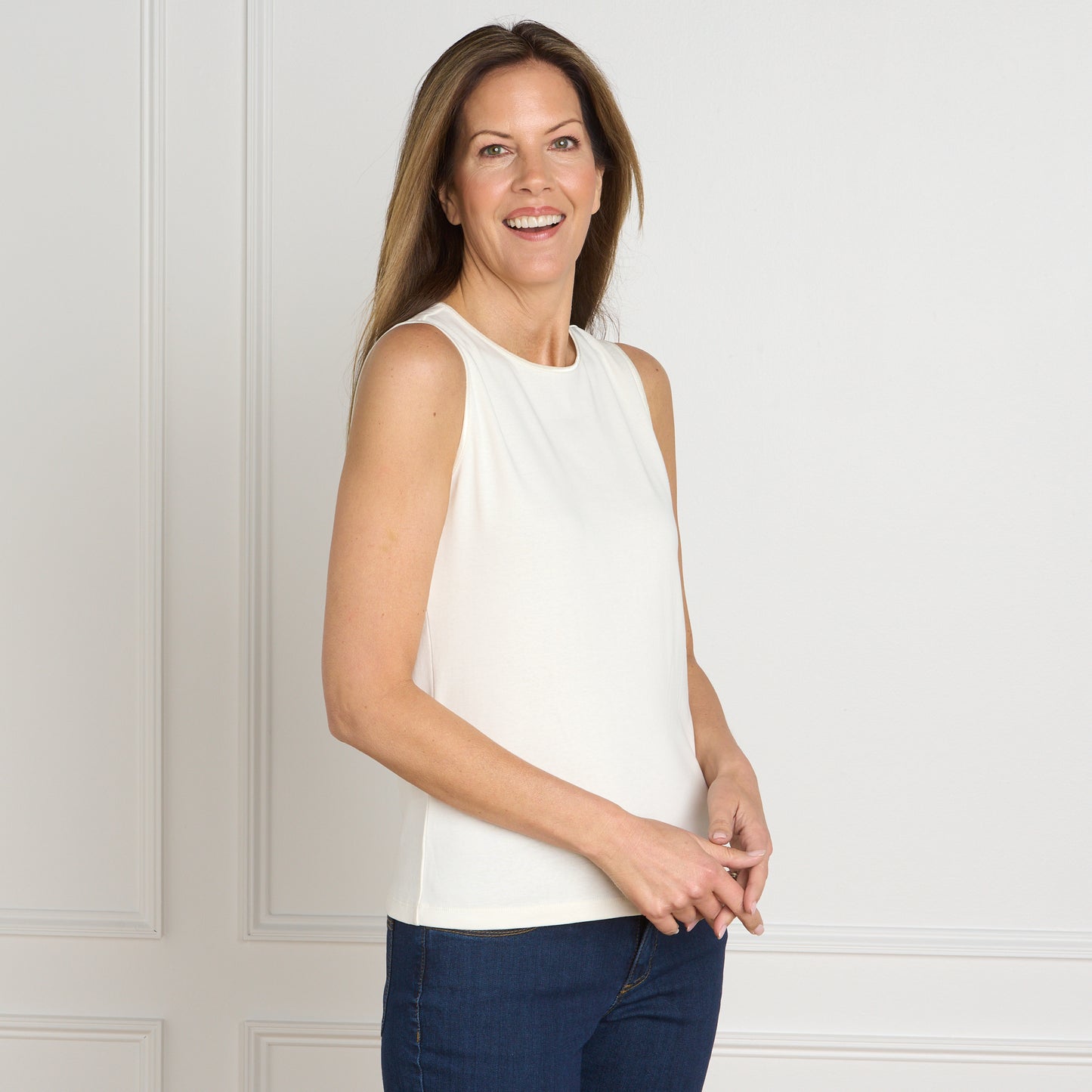 Marshmallow Front Detail Missy
