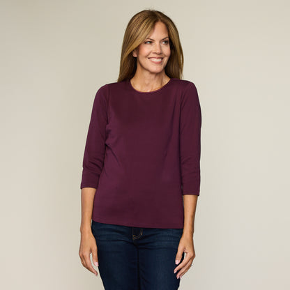 Plum Wine Front Detail Missy