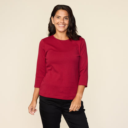Tibetan Red Front Detail Missy