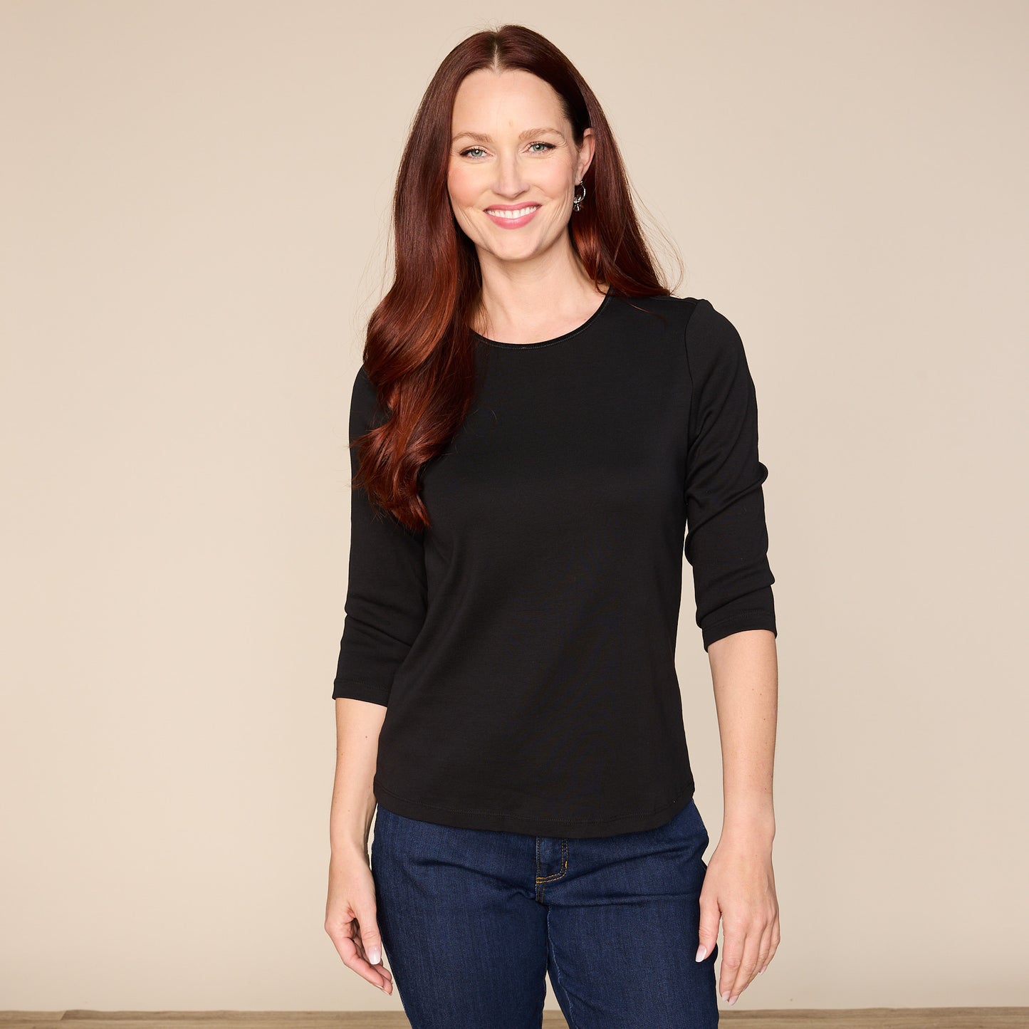 Black Front Detail Missy
