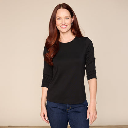 Black Front Detail Missy