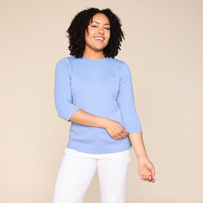 English Blue Front Detail Missy