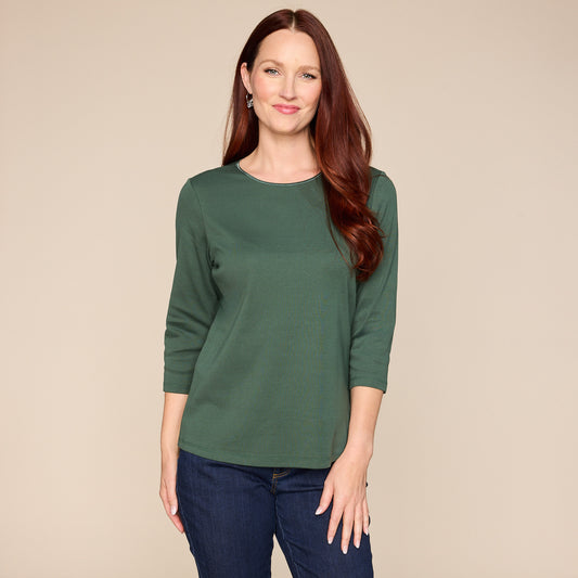 Jungle Green Front Detail Missy