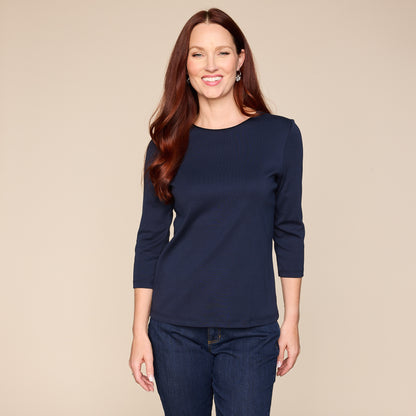 Navy Blazer Front Detail Missy