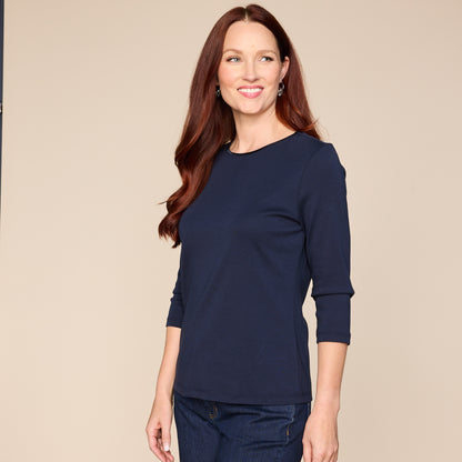 Navy Blazer Front Detail Missy