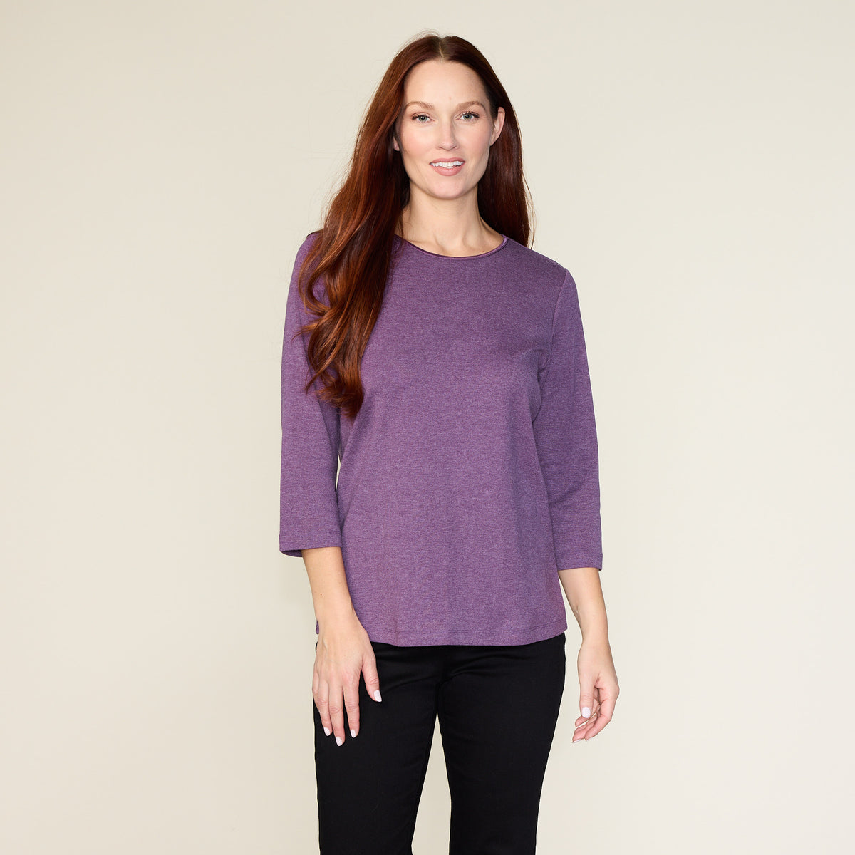 Plum Purple Front Detail Missy