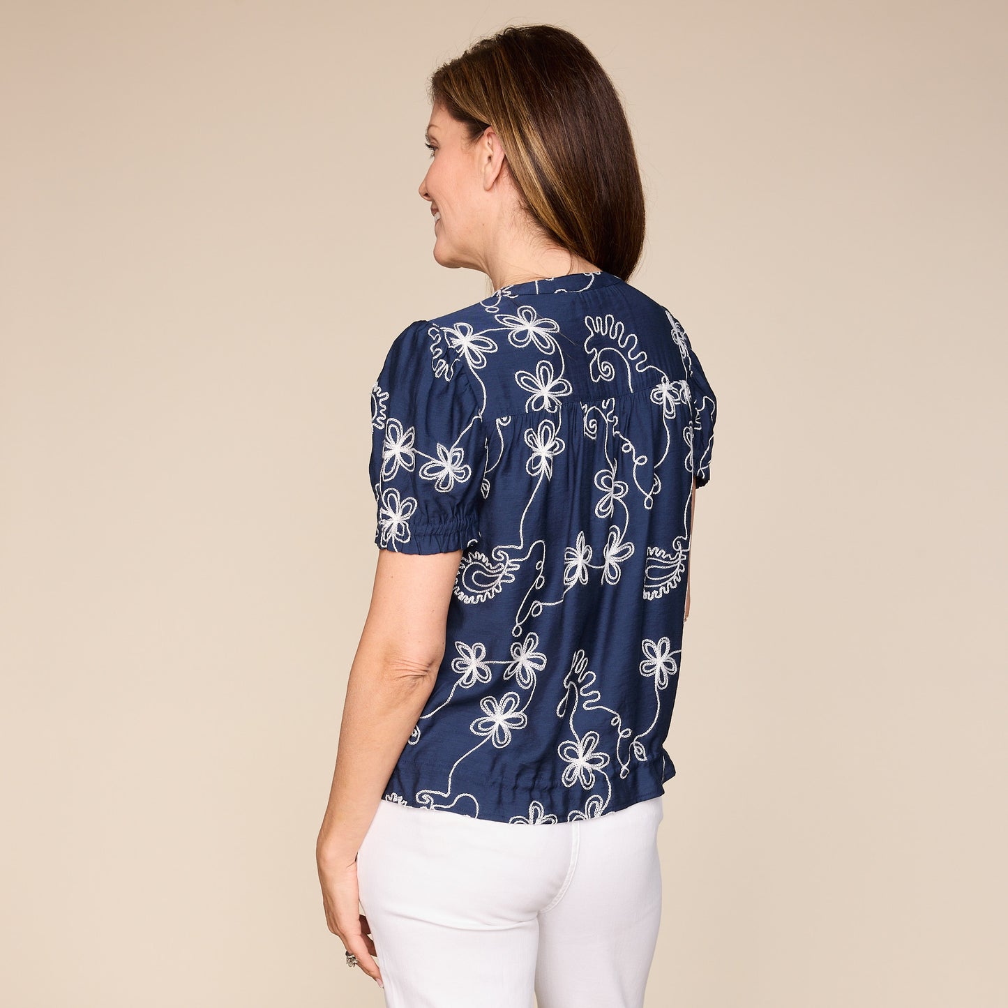 Navy Blazer Back Detail Missy