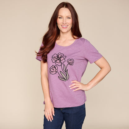 Purple Front Detail Missy