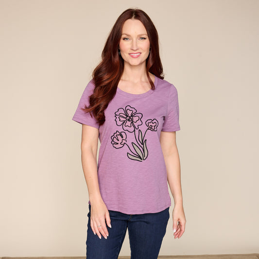Purple Front Detail Missy