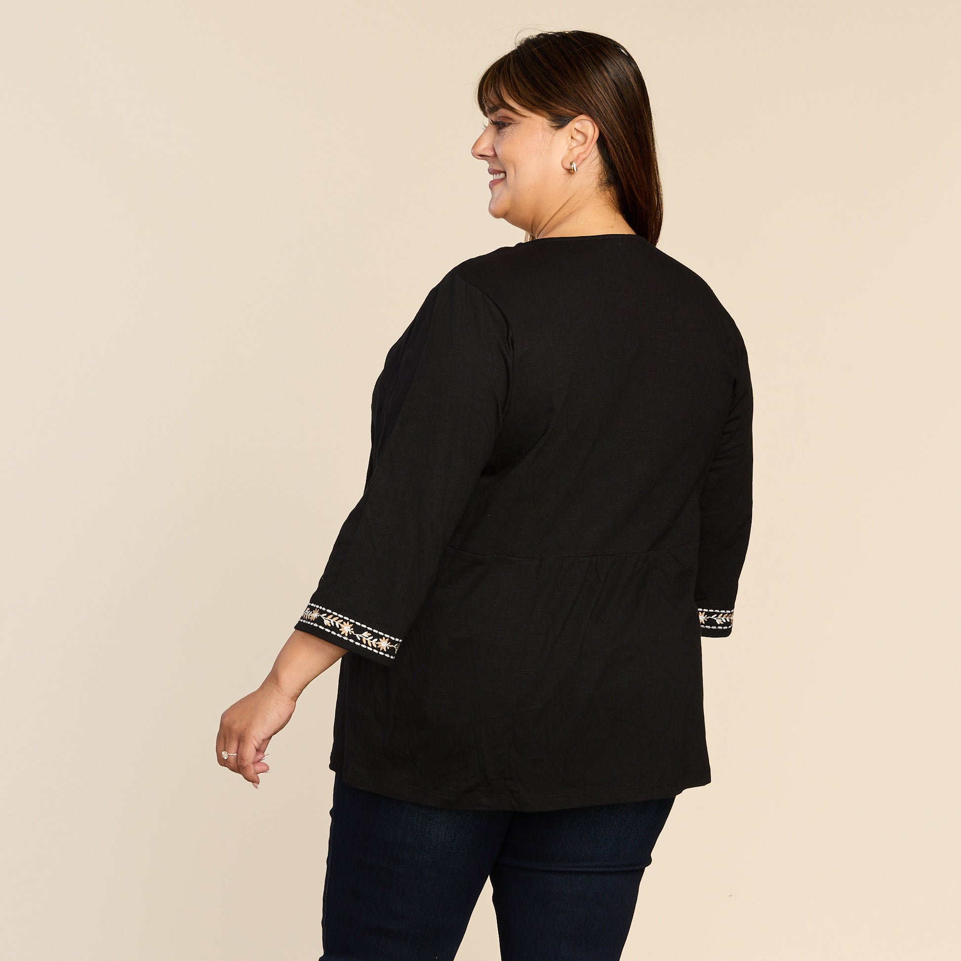 Black Back Detail Women
