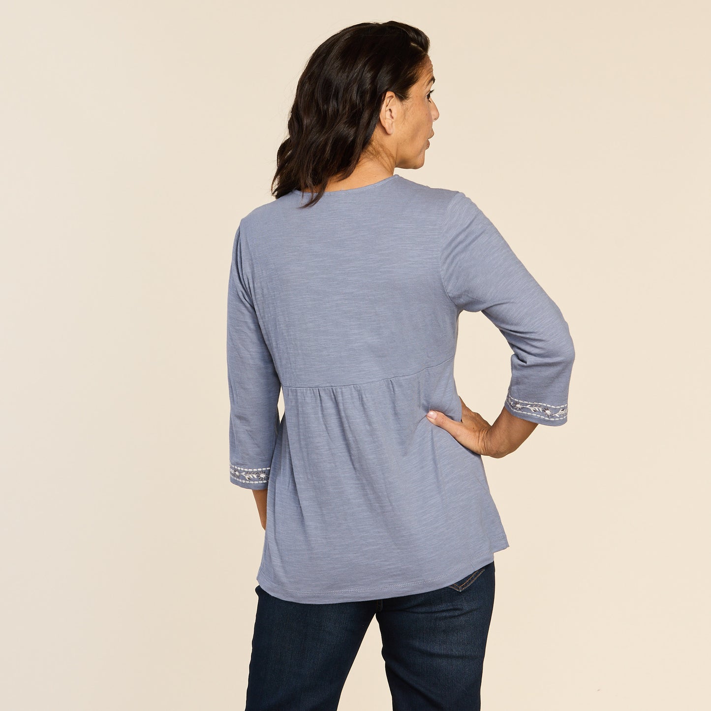 Serene Blue Back Detail Missy