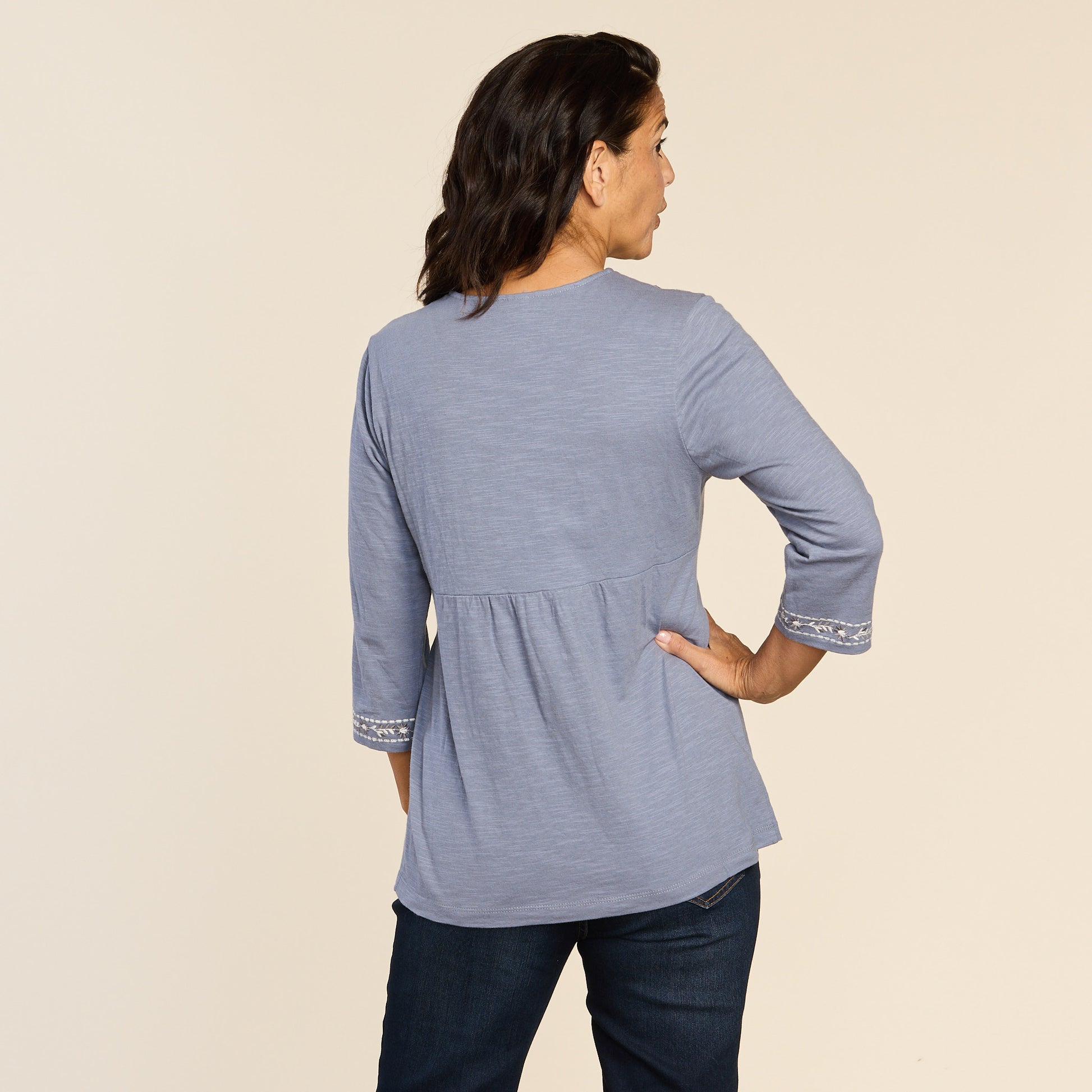 Serene Blue Back Detail Missy