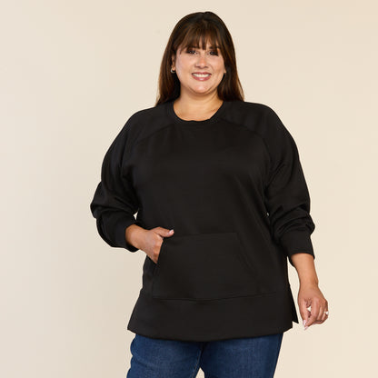 Black Front Detail Women