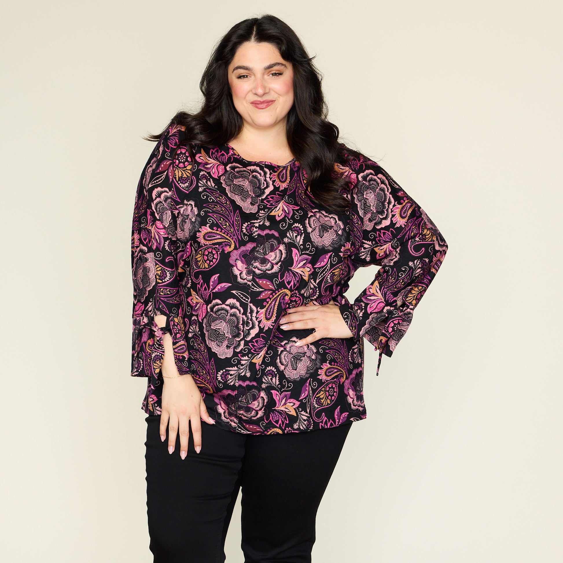 Plum Purple Front Detail Women