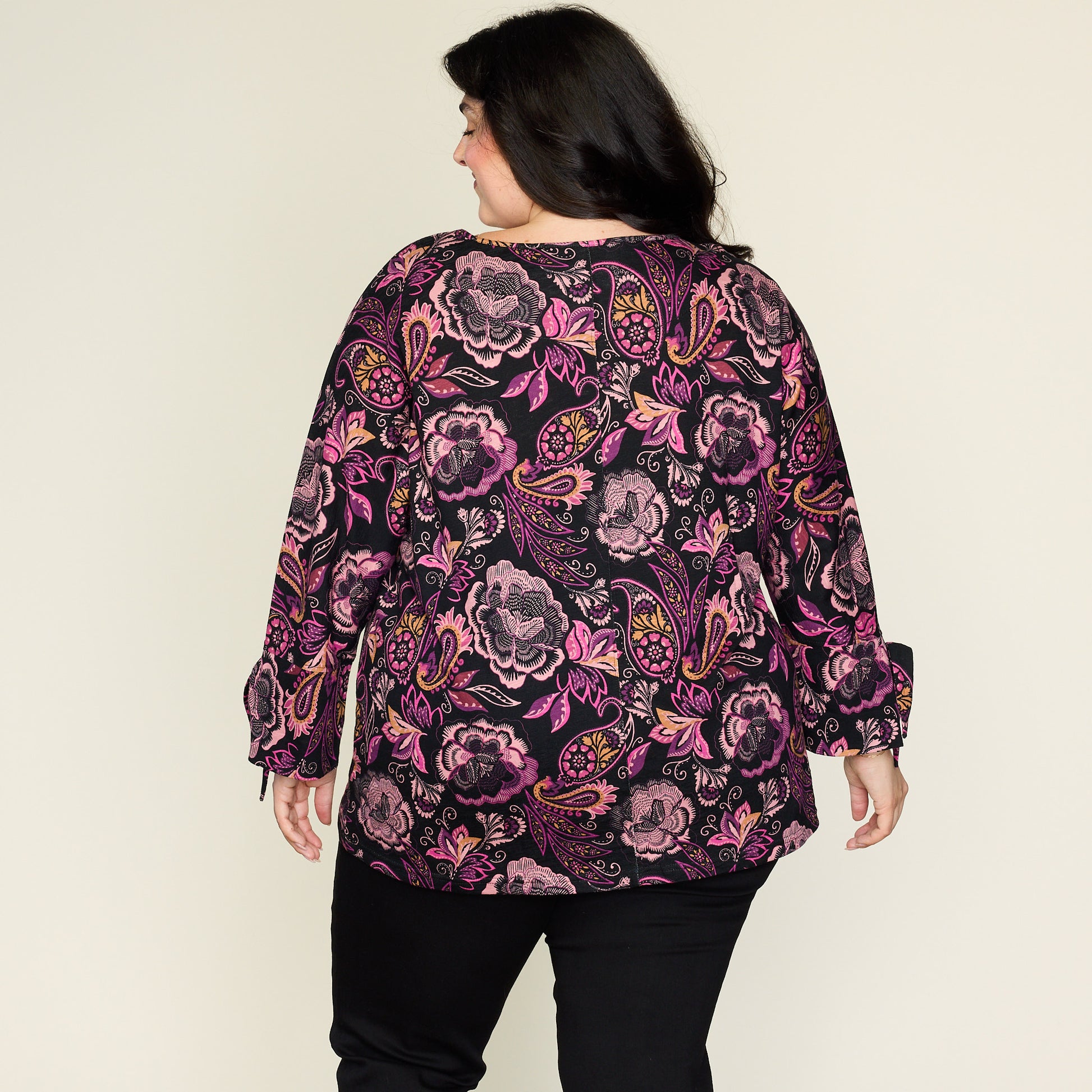 Plum Purple Back Detail Women