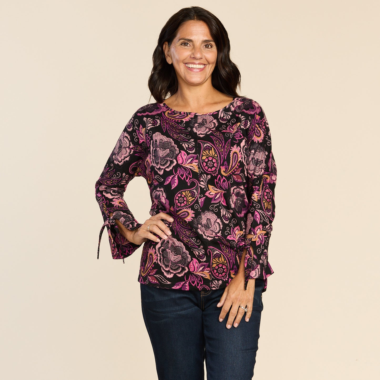 Plum Purple Front Detail Missy