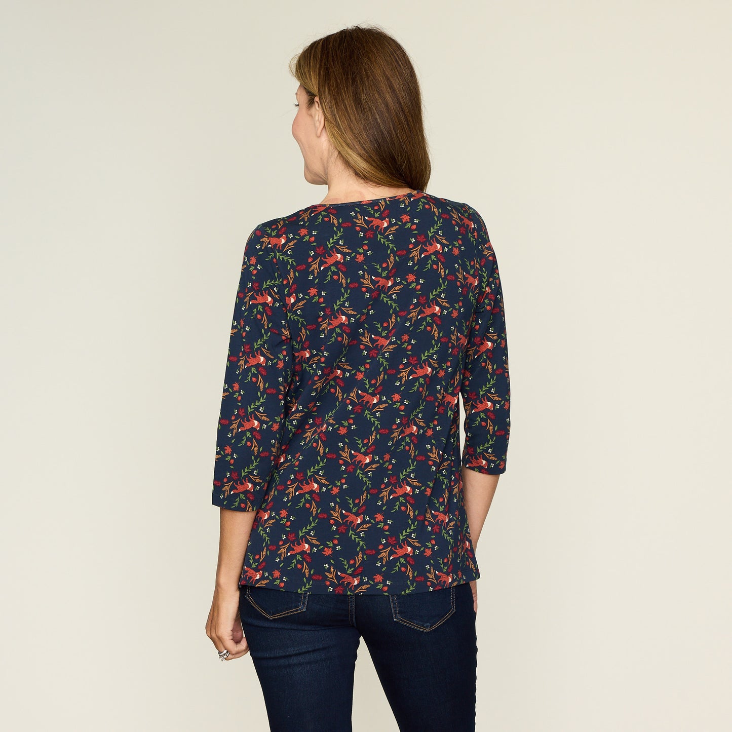Navy Blazer Back Detail Missy