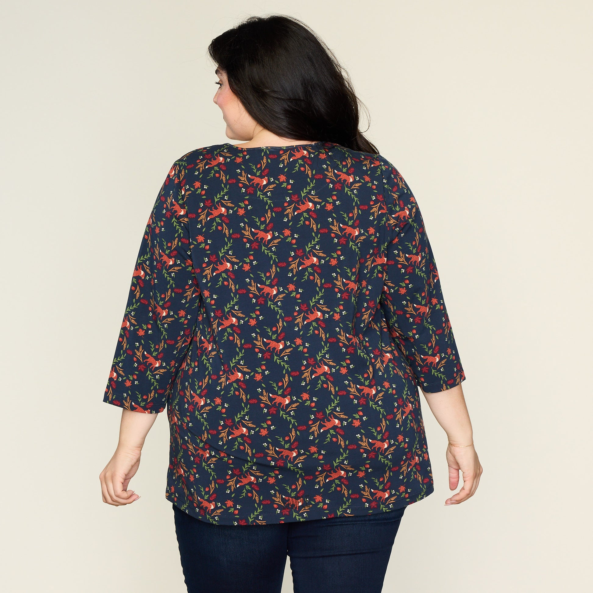 Navy Blazer Back Detail Women
