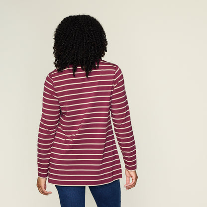 Burgundy Back Detail Missy