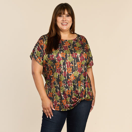 Black Front Detail Women