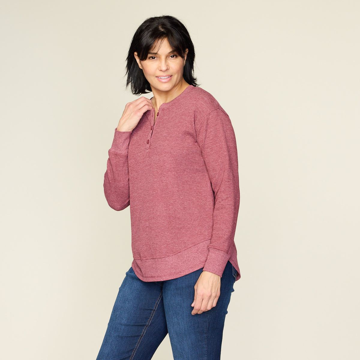 Burgundy Side Detail Missy
