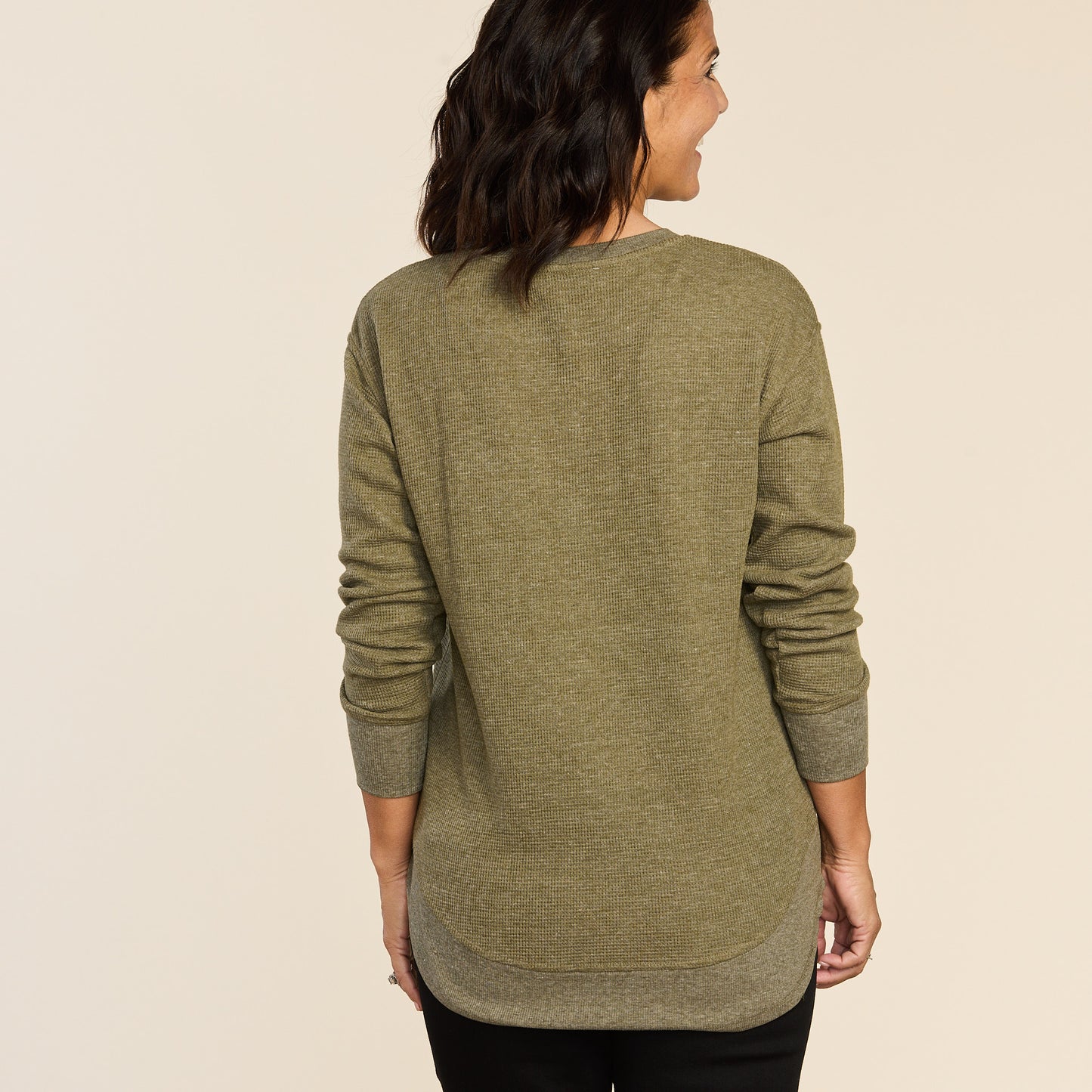 Burnt Olive Back Detail Missy