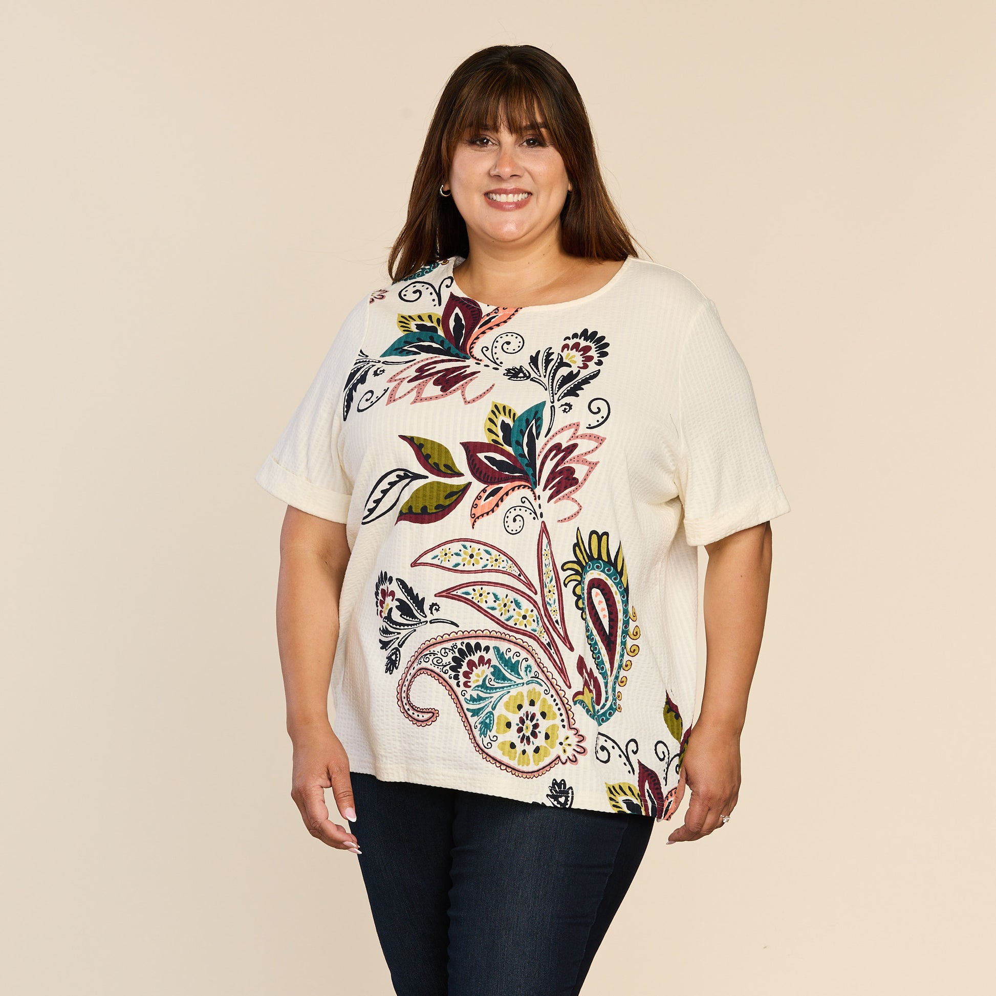Antique White Front Detail Women